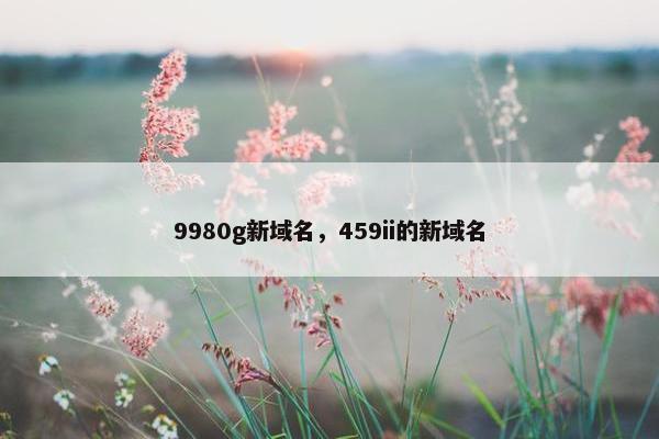 9980g新域名，459ii的新域名