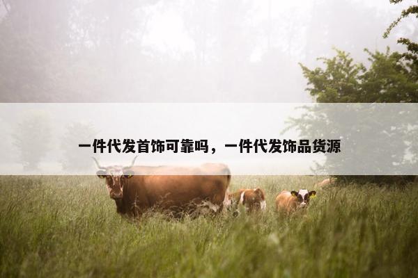 一件代发首饰可靠吗，一件代发饰品货源