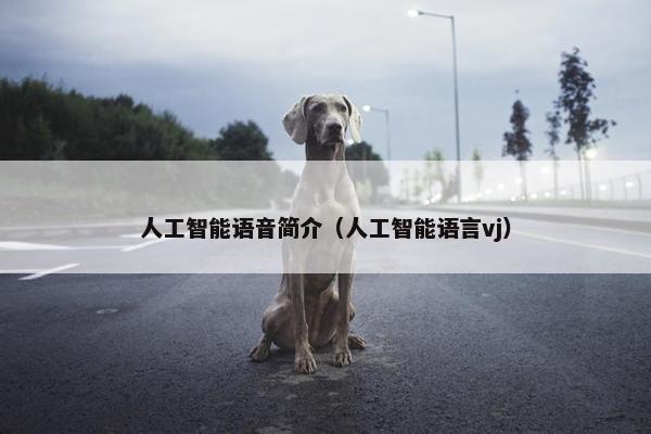 人工智能语音简介（人工智能语言vj）