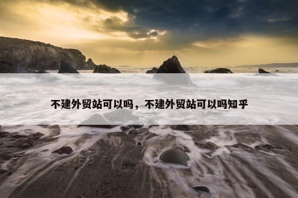 不建外贸站可以吗，不建外贸站可以吗知乎