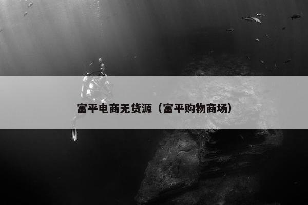 富平电商无货源（富平购物商场）