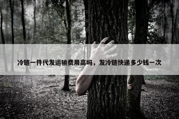 冷链一件代发运输费用高吗，发冷链快递多少钱一次