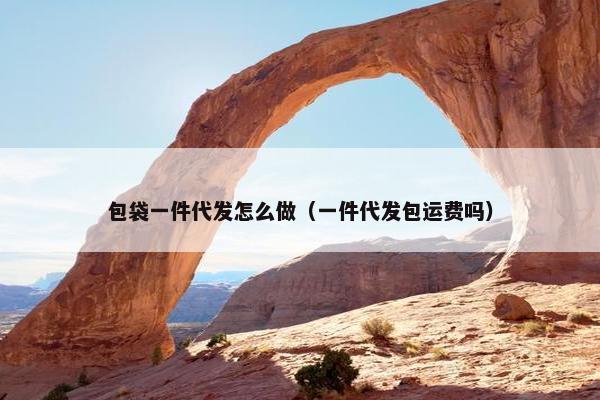 包袋一件代发怎么做（一件代发包运费吗）