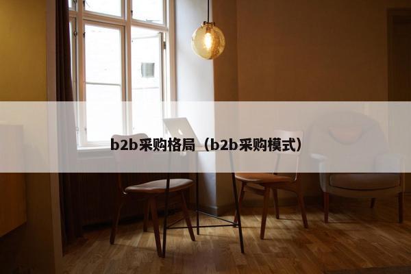 b2b采购格局（b2b采购模式）