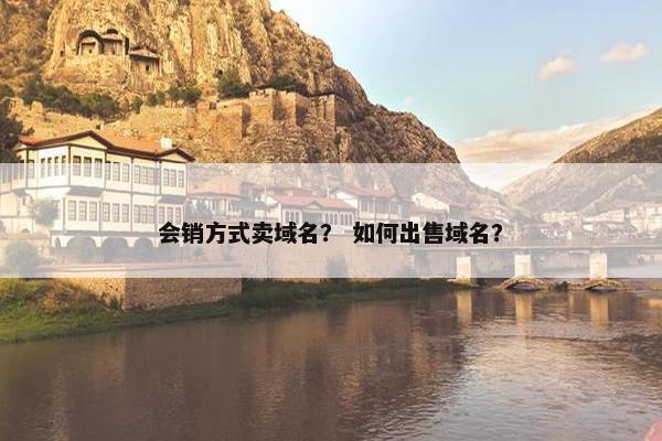 会销方式卖域名？ 如何出售域名？