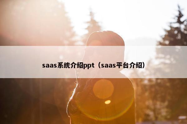 saas系统介绍ppt（saas平台介绍）