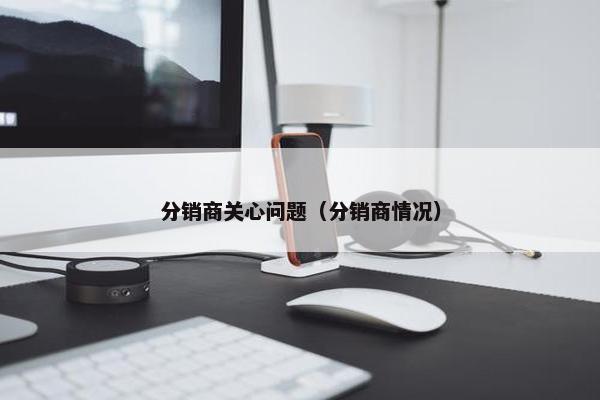 分销商关心问题（分销商情况）