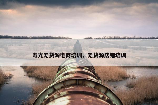 寿光无货源电商培训，无货源店铺培训