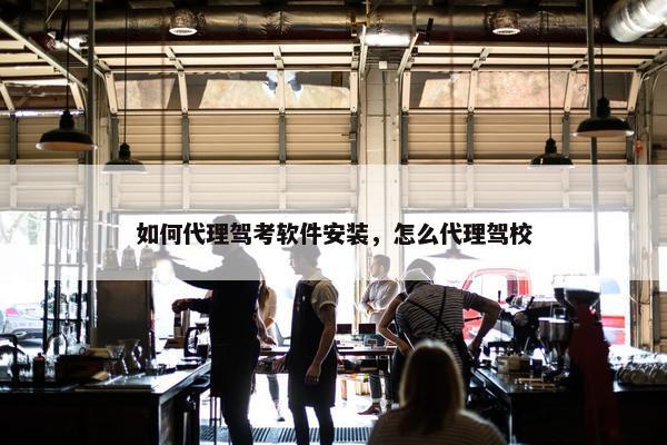 如何代理驾考软件安装，怎么代理驾校