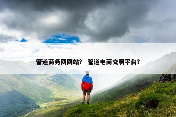 管道商务网网站？ 管道电商交易平台？