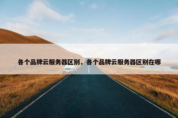 各个品牌云服务器区别，各个品牌云服务器区别在哪