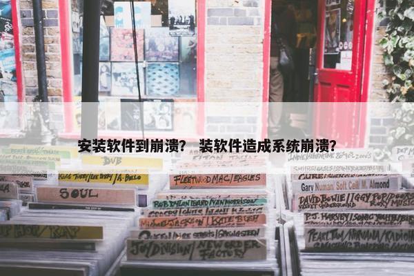 安装软件到崩溃？ 装软件造成系统崩溃？
