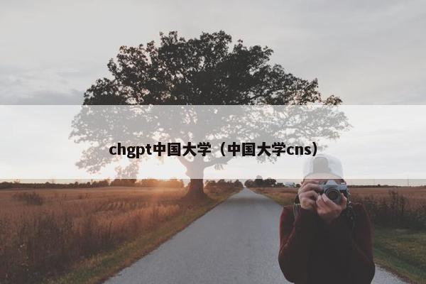 chgpt中国大学（中国大学cns）