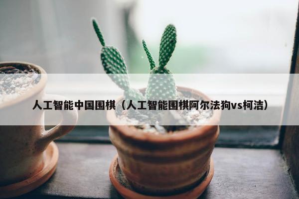人工智能中国围棋（人工智能围棋阿尔法狗vs柯洁）