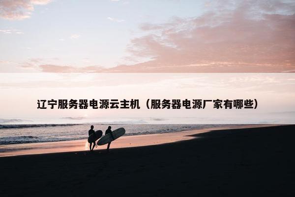 辽宁服务器电源云主机(服务器电源厂家有哪些)