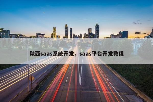 陕西saas系统开发，saas平台开发教程