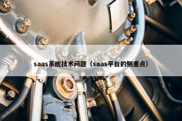 saas系统技术问题（saas平台的侧重点）