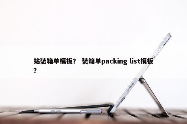 站装箱单模板? 装箱单packing list模板?