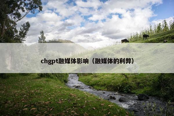 chgpt融媒体影响(融媒体的利弊) chgpt融媒体影响(融媒体的利弊)