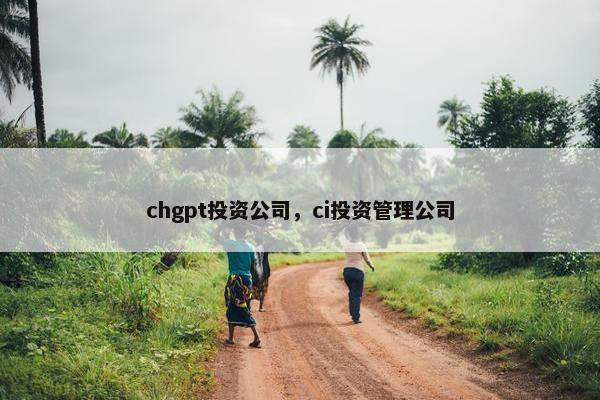 chgpt投资公司,ci投资管理公司