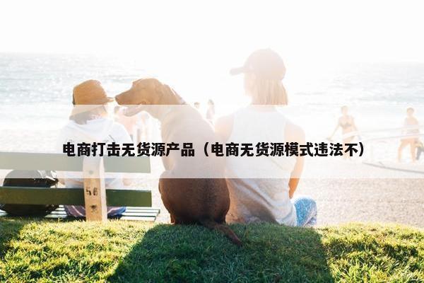 电商打击无货源产品(电商无货源模式违法不)