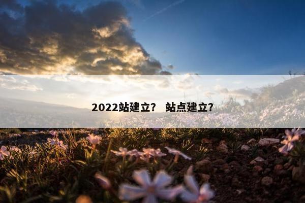 2022站建立？ 站点建立？