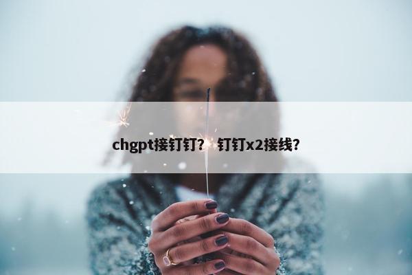 chgpt接钉钉？ 钉钉x2接线？