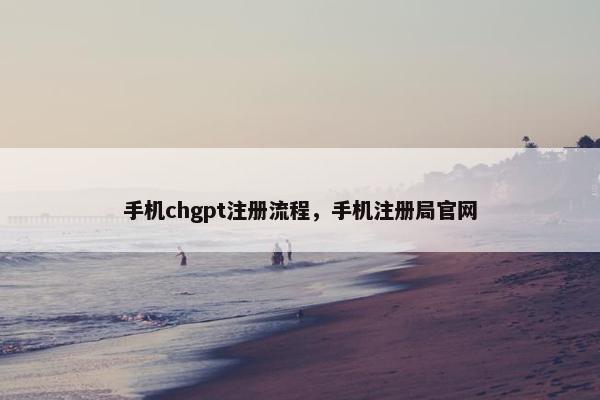手机chgpt注册流程，手机注册局官网