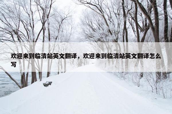 欢迎来到临清站英文翻译，欢迎来到临清站英文翻译怎么写