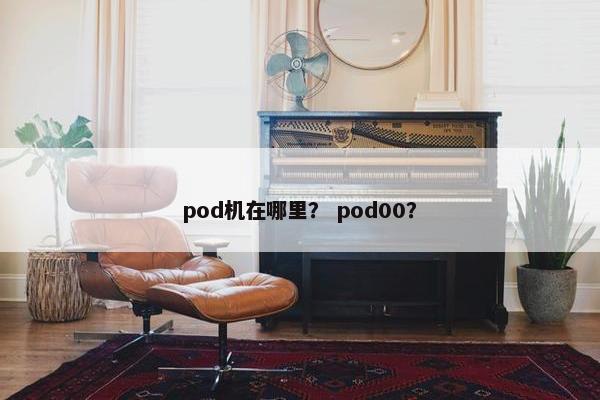 pod机在哪里？ pod00？