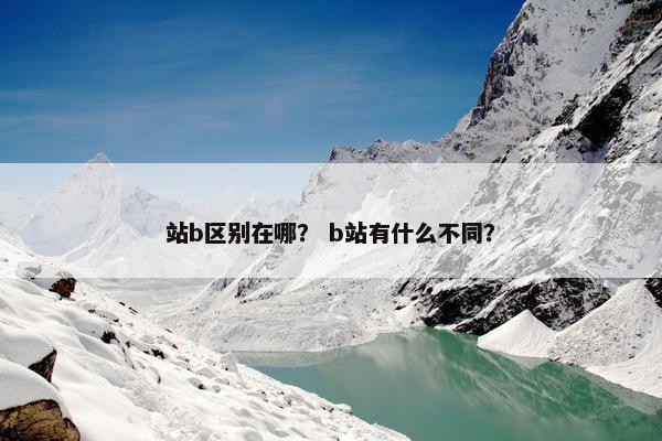 站b区别在哪？ b站有什么不同？